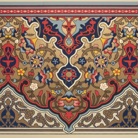 Persian fringe Bradbury & Bradbury Art Wallpapers