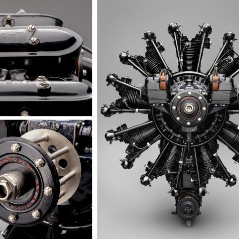 Wright J-5-A R-790 Whirlwind  radial aircraft engine  1929