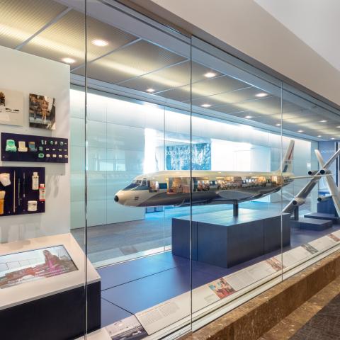 Aviation Museum & Library; Jet Mainliner in Miniature Exhibition