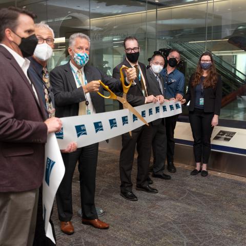 Aviation Museum & Library, Ribbon Cutting
