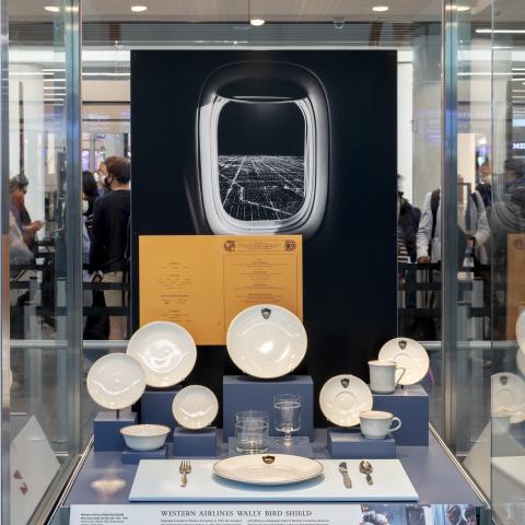 SFO Museum Gallery | More than a Meal: Airline Meal Service Sets, 1960s–80s