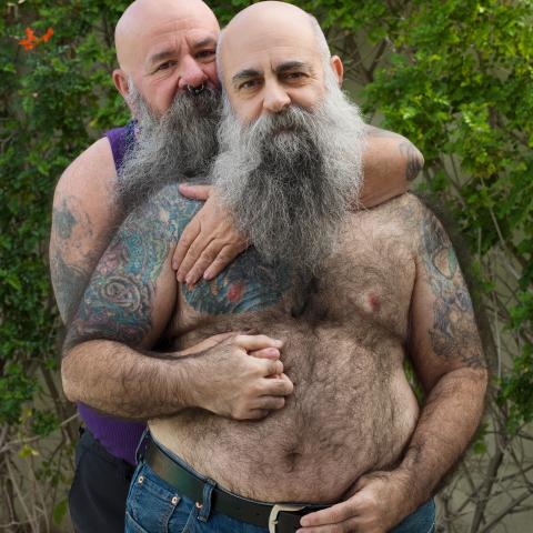Sky, 64, and Mike, 55, Palm Springs, CA  2017