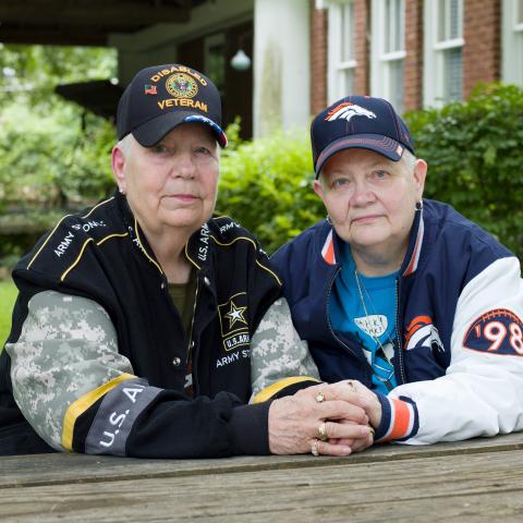 Hank, 76, and Samm, 67, North Little Rock, AR  2015