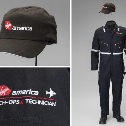 Virgin America ramp technician uniform  c. 2010