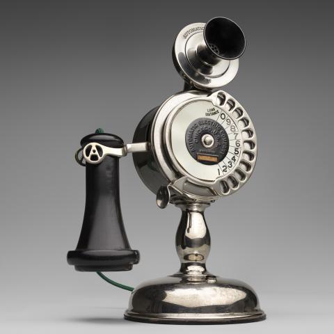 Strowger rotary dial candlestick telephone  1907