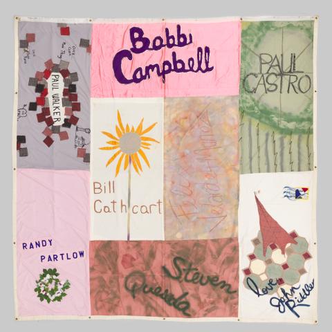 Block 0003  1987 various makers Courtesy of the National AIDS Memorial 