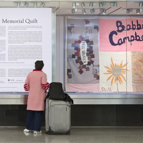 SFO Museum Gallery Photo The AIDS Memorial Quilt