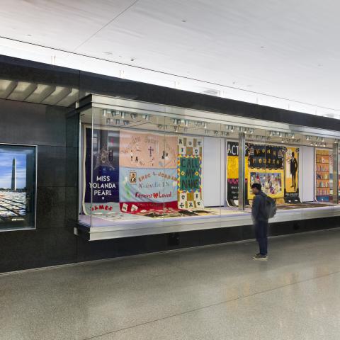SFO Museum Gallery Photo The AIDS Memorial Quilt