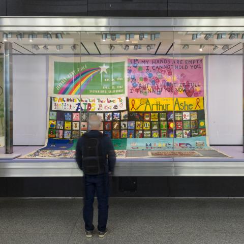 SFO Museum Gallery Photo The AIDS Memorial Quilt