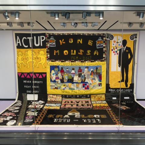 SFO Museum Gallery Photo The AIDS Memorial Quilt