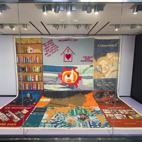SFO Museum Gallery Photo The AIDS Memorial Quilt