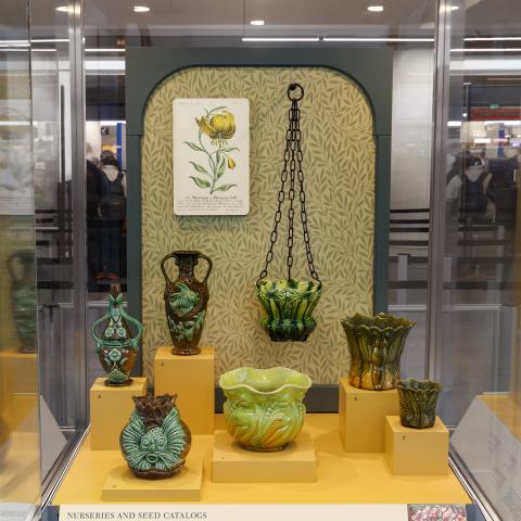 SFO Museum Gallery Photo Indoor Eden: Victorian Jardinières