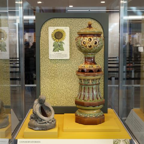 SFO Museum Gallery Photo Indoor Eden: Victorian Jardinières