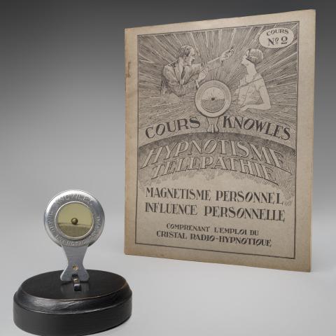 Elmer Knowles’ Radio Hypnotic Crystal and instructional booklet  c. 1920s