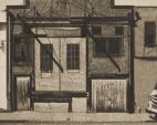 Harriet Street Peter Baczek etching with aquatint on paper Courtesy of City College of San Francisco