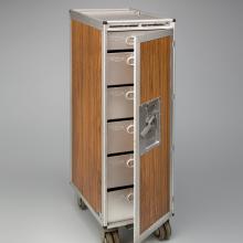 PSA (Pacific Southwest Airlines) inflight beverage service cart 