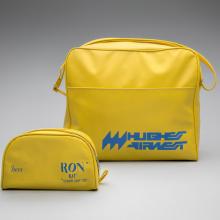 Hughes Airwest flight bag and R.O.N. (Remain Over Night) amenity kit