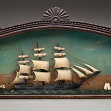 Shadowbox of a fishing vessel 