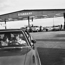 Couple at the Gas Station  1972