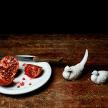 Still Life with Pomegranate and Birds  2009  