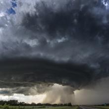 The Lovely Monster Over the Farm, Lodge Pole, Nebraska  
