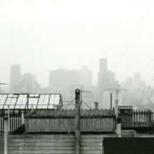 Rooftop and Fog, San Francisco, California