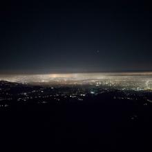 L.A. Basin Looking Southeast Above Bel Air Crest Homes, Los Angeles, CA  2016
