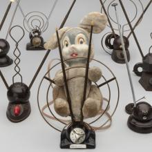 Rabbit Ears  1986 Mickey McGowan (b. 1946) television antenna, plush and plastic toy Courtesy of Mickey McGowan, Unknown Museum Archives L2023.0301.002a-b