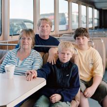 Guy, Jamie, Tre, and Nancy, Ocracoke Island Ferry, North Carolina  2011