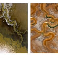 Antecedent Channels, Salt Ponds A8, EBX, Alviso and Hayward,  California  