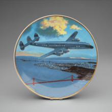 Pan American World Airways Clipper America 1947 Round-the World Flight commemorative plate