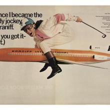 Ever since I became the first lady jockey advertisement  1969