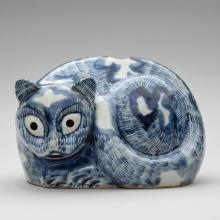 Cat night-light  late 18th–early 19th century