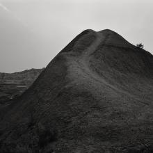 Badlands Moonset, Badlands National Park, South Dakota  2015