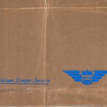 United Air Lines “Mainliner Sleeper Service” bag  1930s