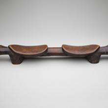 Double stool or headrest  20th century 