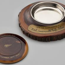 BCPA (British Commonwealth Pacific Airlines) coaster and ashtray  c. 1950
