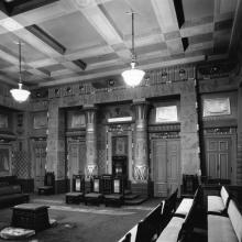 Interior of the Masonic Temple Lodge “Egyptian Hall”,  Philadelphia, Pennsylvania  c. 1950s Harold Allen (1912–98)