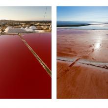 Crystallizer Beds, Cargill Salt Plant, Newark, California  