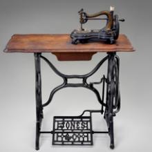 Sewing machine with treadle  c. 1880s