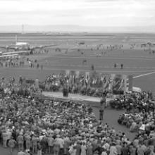Terminal Building dedication ceremony  1954