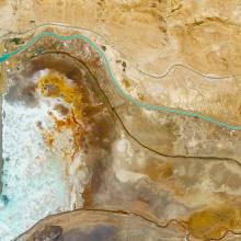 Recession of the Dead Sea, Israel  2015