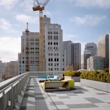 Roof Terrace, One Hawthorne Luxury Condos, 645 Howard Street  2013