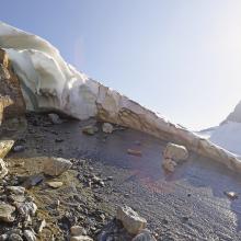 Jackson Glacier Ice Arch, Glacier National Park, Montana  2013 