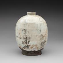 A Wind Flower  2012 Lee Kang Hyo (b. 1961) stoneware with white slip and ash glaze Courtesy of Mindy Solomon Gallery L2014.1205.002