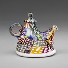 Crazy Quilt Teapot  1988 Richard Marquis (b. 1945)