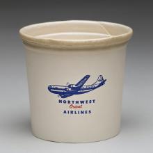 Northwest Orient Airlines paper cup  1950s