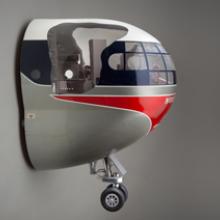 Northwest Orient Airlines Boeing 377 Stratocruiser nose section  mid-1950s