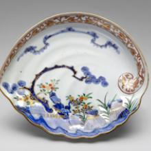 Shell-shaped dish  1750-80