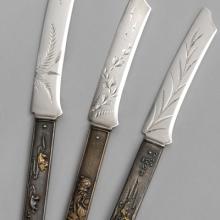 Set of fruit knives c. 1875